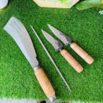 চাপাতি কম্বো পেকেজ কাঠের হাতল