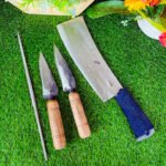 চাপাতি কম্বো পেকেজ [ লোহার হাতল ]